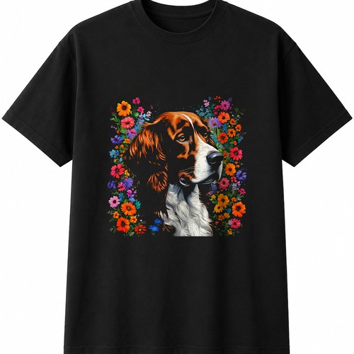Brittany spaniel dog - brittany, lover