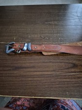  Two Leather Belts one from