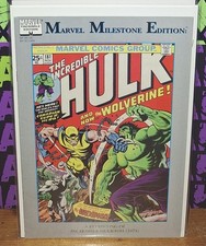 Marvel Milestone Edition Incredible Hulk #181 1st App Wolverine facsimile 1991