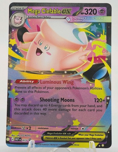Mega clefable 072 promo me - clefable, ex