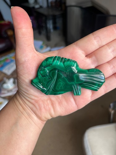 Malachite fish crystal