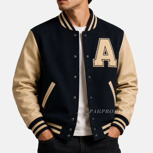 Men varsity bomber - bomber, letterman