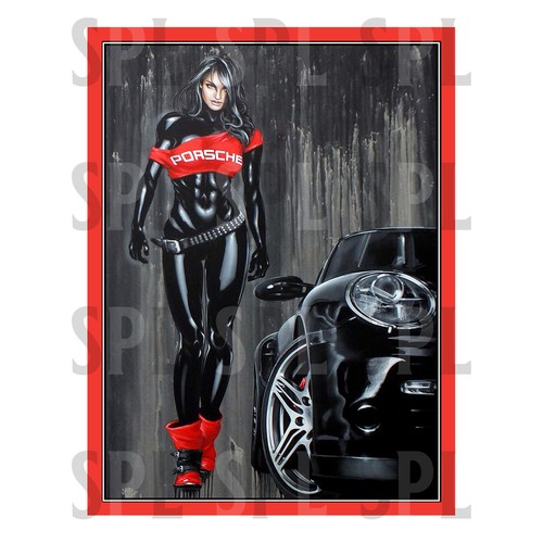 Porsche metal sign retro - metal,