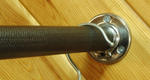 Wardrobe rail carbon fibre - carbon,
