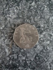 Brittania 1980 50p Coin