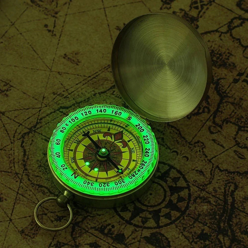 Mini copper compass outdoor - copper,