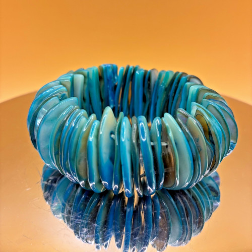 Abalone shell dyed - abalone,