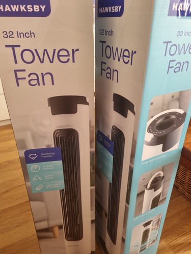 White tower fan with - white,
