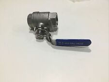 Ball valve 3/4 316 stainless steel 1000 WOG