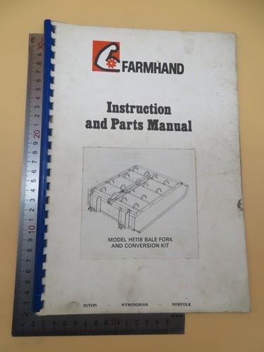 Farmhand instruction and - instruction,