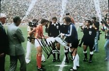 Johan Cruyff & Franz Beckenbauer double signed 12x8 Image DD photo RACC