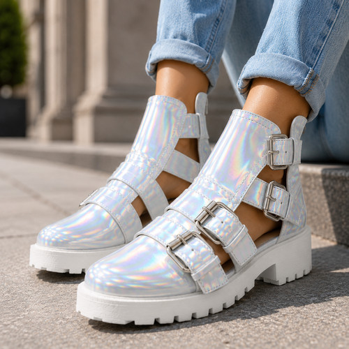 Women chunky heel ankle - chunky,