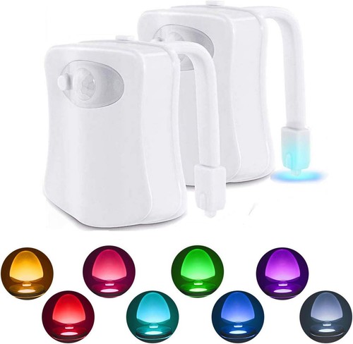 Toilet night light activated - toilet,