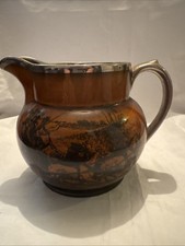 Vintage Jug Pitcher Ridgeway Pottery Macmillian & Co Scene Coaching Days 5"