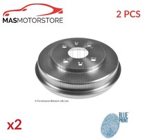 BRAKE DRUM PAIR SET REAR BLUE
