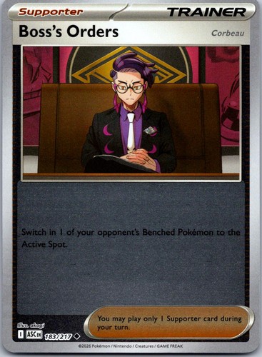 Boss orders corbeau - boss's,