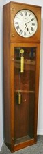 Antique English 8 Day Single Weight Regulator Grandfather Longcase Wall Clock