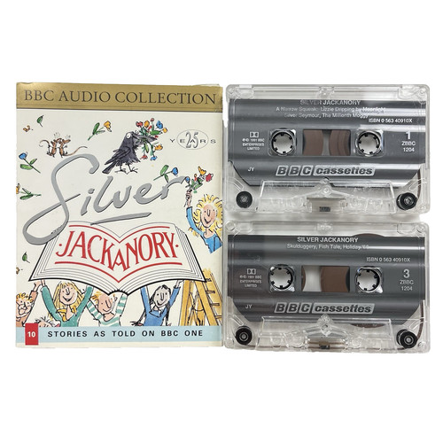 Silver jackanory cassette - jackanory, tape