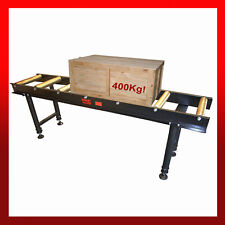 WNS Heavy Duty Roller Conveyor Table 2 Metre Holds 400Kg 7 Rollers Adjustable
