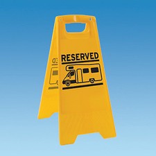 MOTORHOME / CAMPER VAN RESERVED PITCH SIGN  