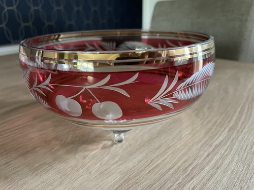 Vintage bohemian ruby red - ruby,