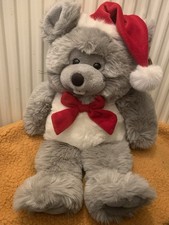 Large BNWT Simply Soft Collection Christmas Mouse In Santa Hat Plush Toy