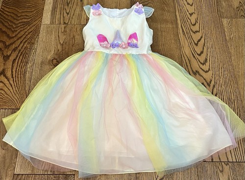 Girls unicorn party dress - girls,