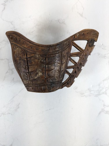 Vintage balkan hand - hand, carved