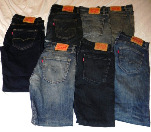 Seven pair levis - pair, &