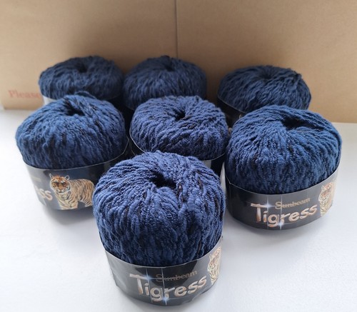 New navy blue crochet knitting - new,