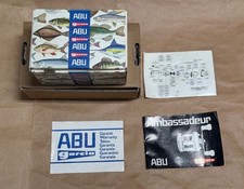 Ambassadeur, 6500 Abu Garcia,  fishing reel box,  Vintage, purchased 1985