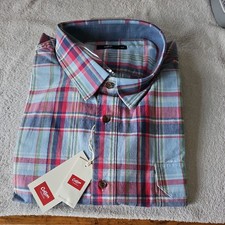 Cotton Traders, Short Sleeved Multicoloured Shirt. Size 4XL