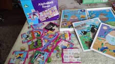 Large Lacing Cards and Alphabet Floor Puzzle