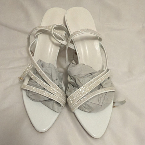 Women white strappy - white,