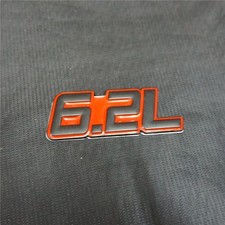 1x Red 6.2L Black Metal Sticker Badge Emblem Decal 3D Engine Sport 4x4 SUV Turbo