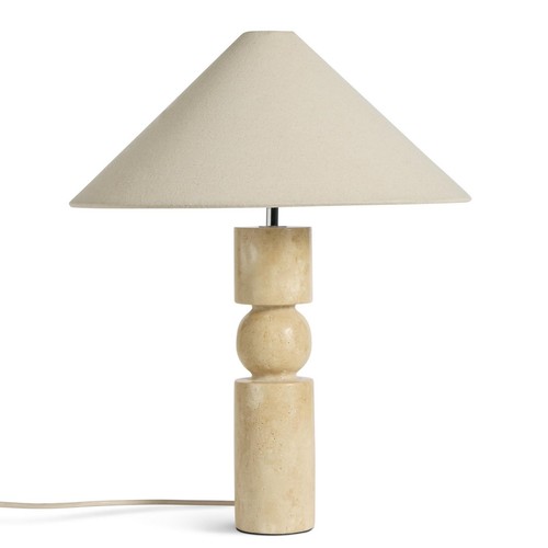Table lamp habitat travertine - table,
