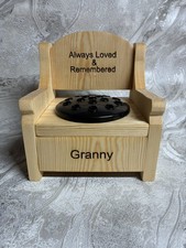 Wooden Memorial Bench engrave