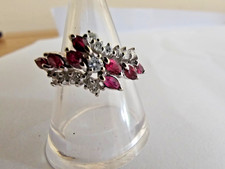 9ct Gold Ruby and Diamond ring