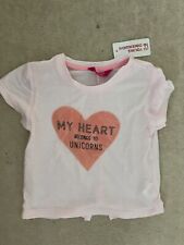 NEW Primark Girls Unicorn Top