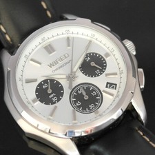 Vintage Seiko Wired  Panda Dial WIRED VK63-K018 Quartz Chronograph Men's Watch