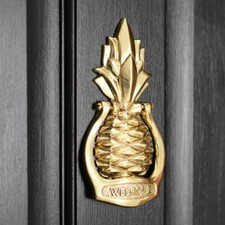 "Welcome" Polished Brass