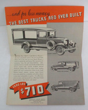 1932 REO Trucks Sale Brochure