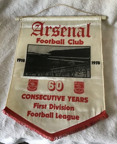 Arsenal vintage 1978 pennant - arsenal,