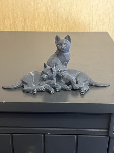 Border fine art cubist cat - fine,