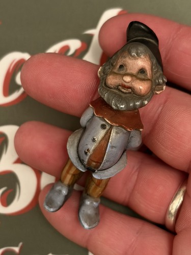 Vintage resin plastic gnome - vintage, resin/