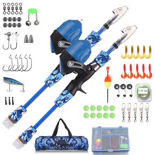 Kids fishing rod reel - reel, set