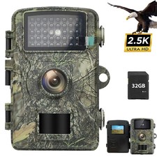 24MP Wildlife Hunting Game Trail Camera 2.5K Night Vision Motion Activated+32GB.
