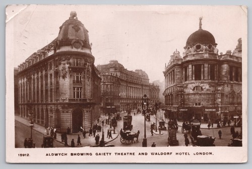 Postcard vintage london rppc - postcard,