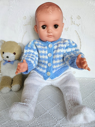 Large vintage vinyl baby - vinyl, doll