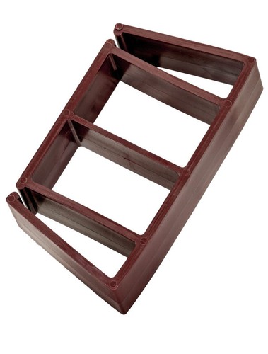 Pack mahogany ganging - mahogany, clip